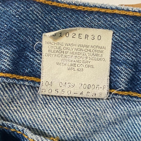 Levi’s 550 Relxed Fit Distressed Denim Jeans 34x30 - Picture 13 of 14